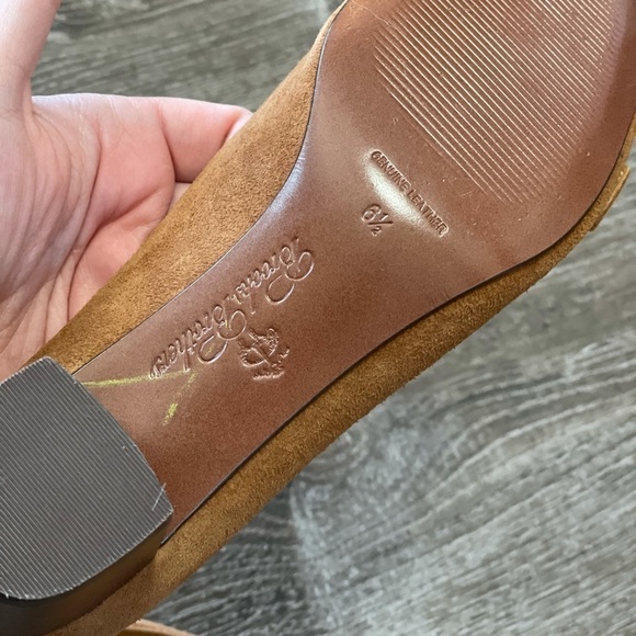 Brooks Brothers Brown Buckle Toe Heeled Loafers size 6.5 - Picture 7 of 7